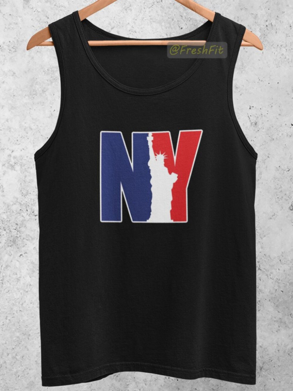 🆕NY Statue of Liberty Black Tank Top